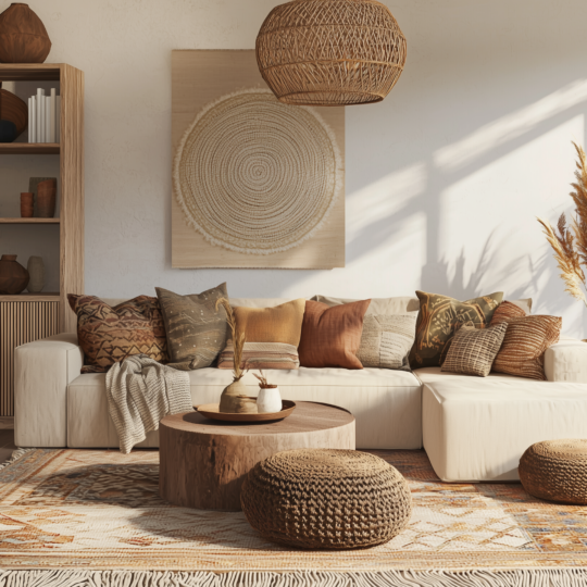 Boho Style Living Room