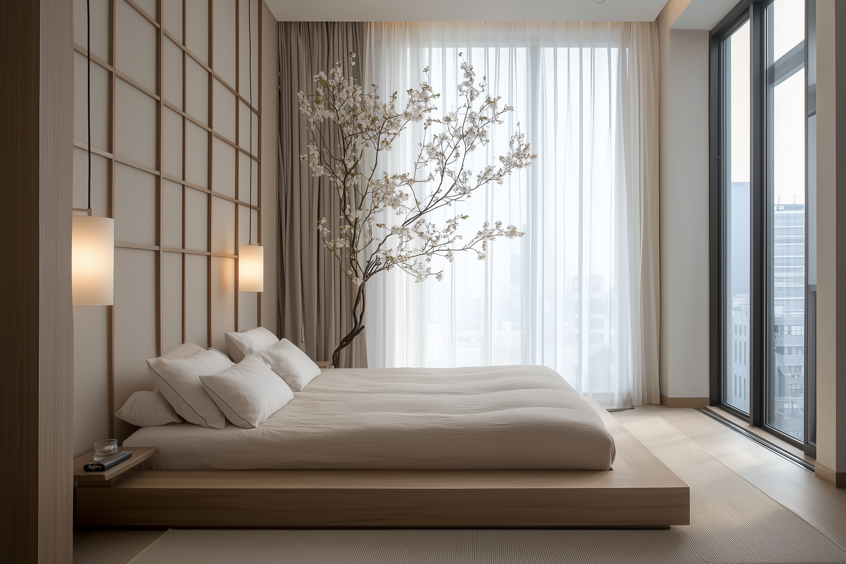 Japanese Zen bedroom